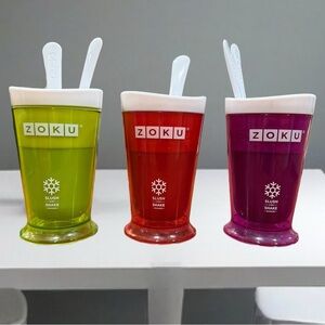 ZOKU Original Slush and Shake Maker, Slushy Cup (3 Pack) - No Box